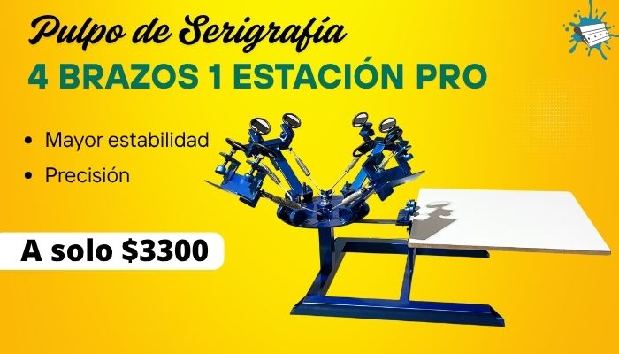 Pulpos de serigrafia 700-400